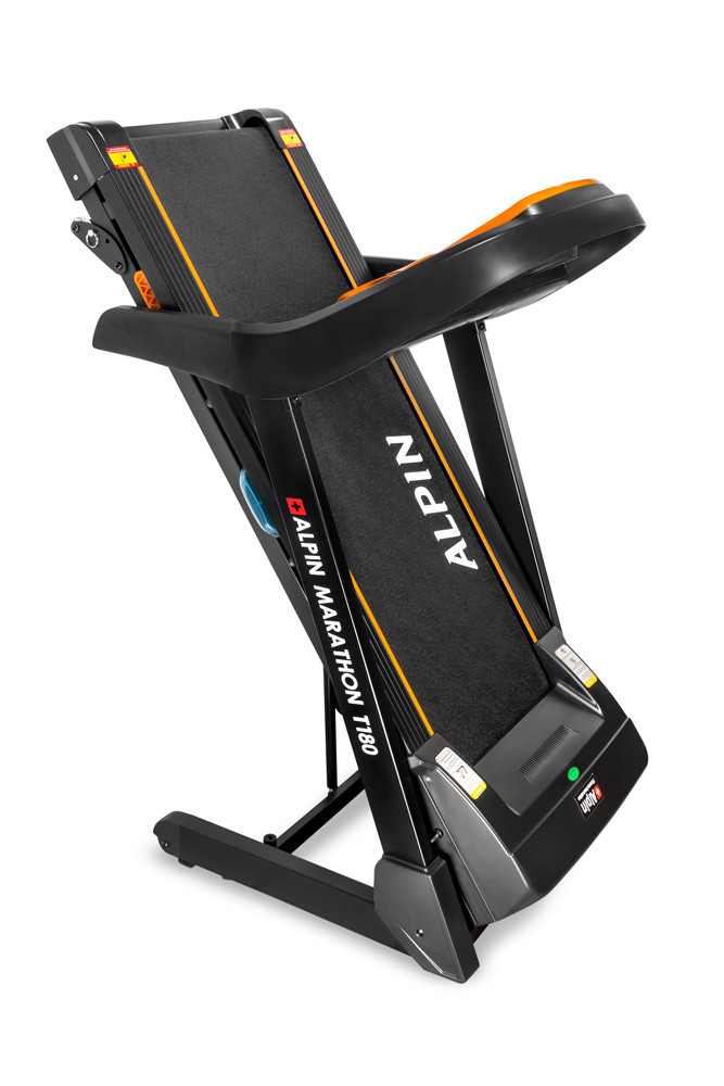 Электрическая беговая дорожка Alpin Marathon (оранжевый) фото-3