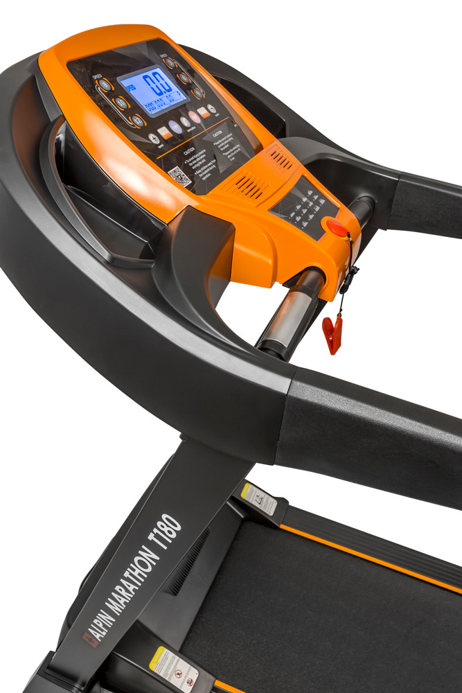 Электрическая беговая дорожка Alpin Marathon (оранжевый) фото-6
