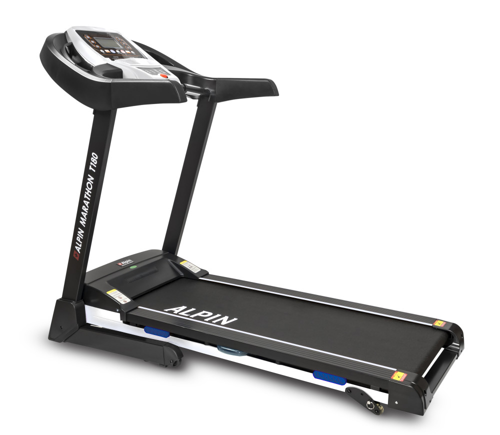 Электрическая беговая дорожка Alpin Marathon (белый) - фото1