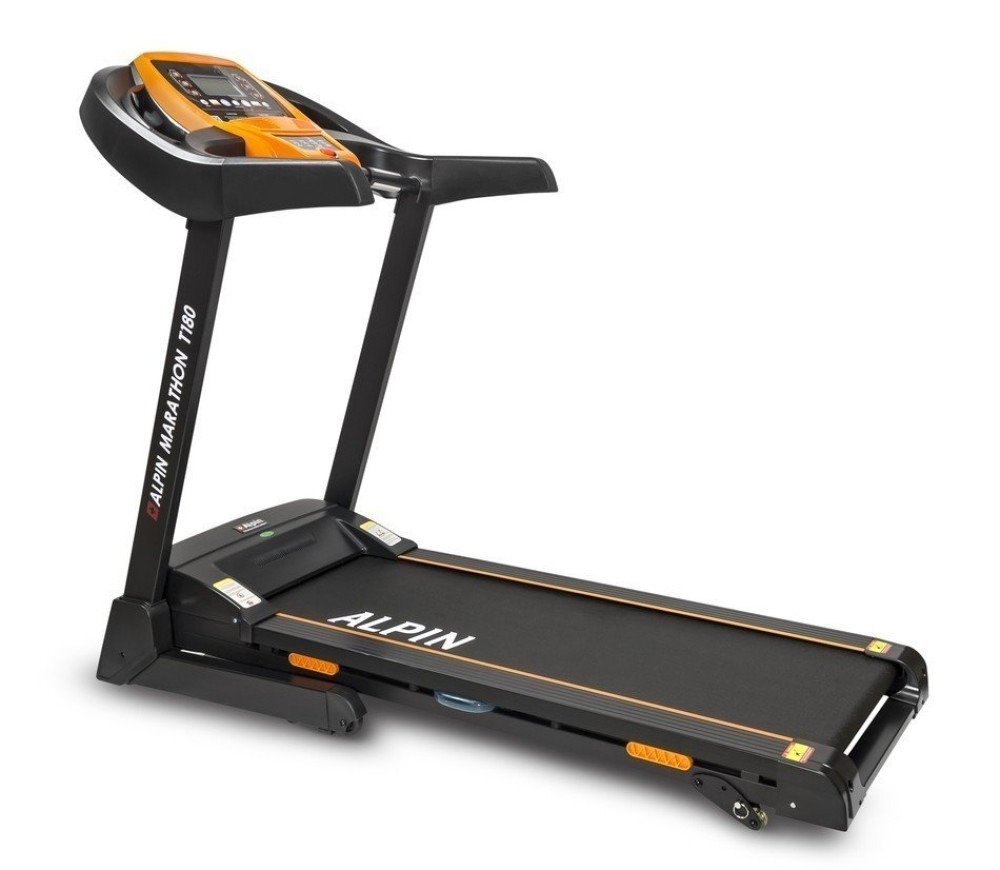Электрическая беговая дорожка Alpin Marathon (оранжевый) - фото1