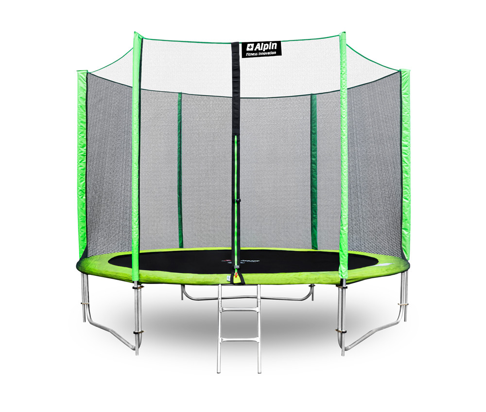 Батут Alpin 3.12 м с защитной сеткой и лестницей - фото1 Батут Alpin 3.12 м с защитной сеткой и лестницей - фото1