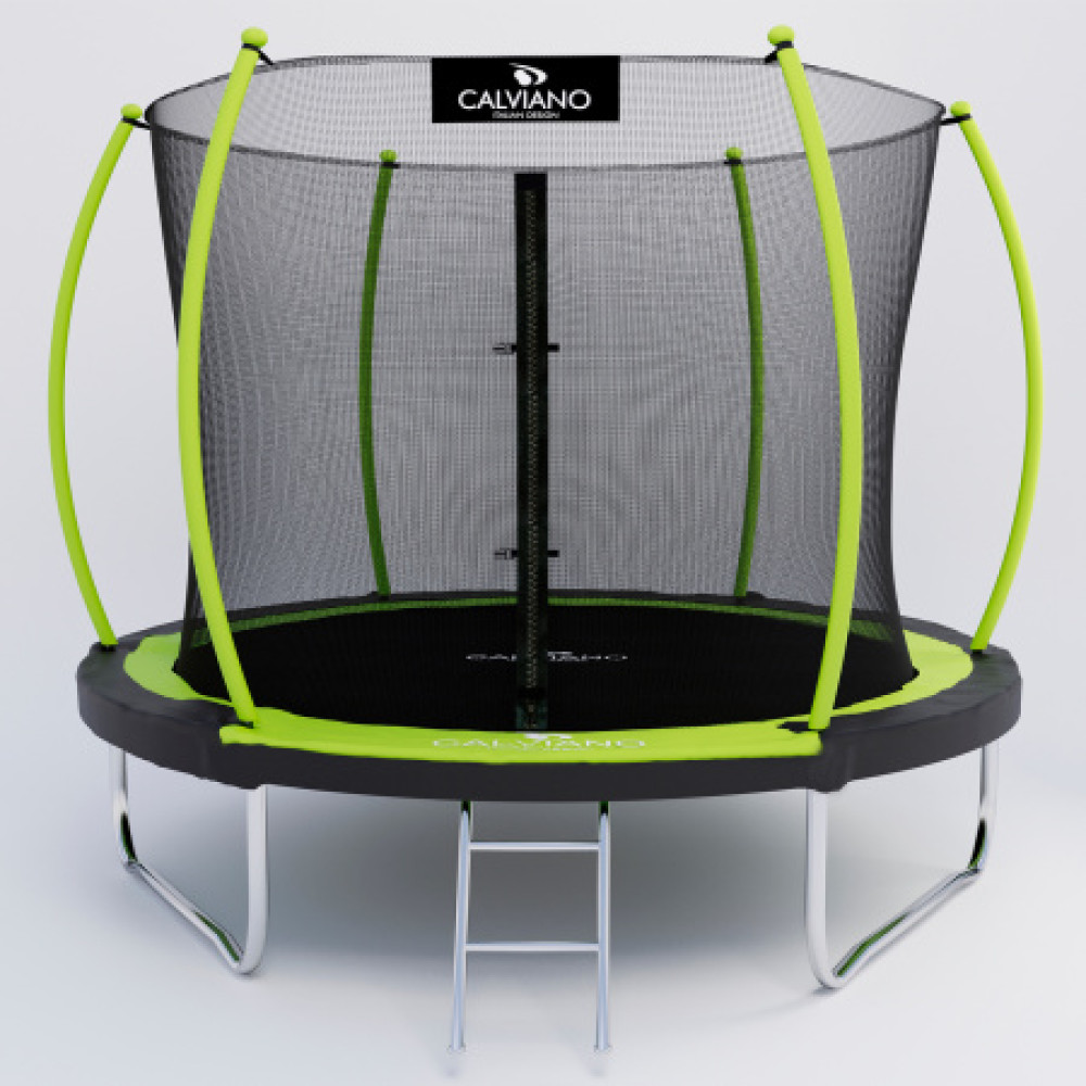 Батут Calviano Inside Master Green 252 см - 8ft (внутренняя сетка, с лестницей) Батут Calviano Inside Master Green 252 см - 8ft (внутренняя сетка, с лестницей)