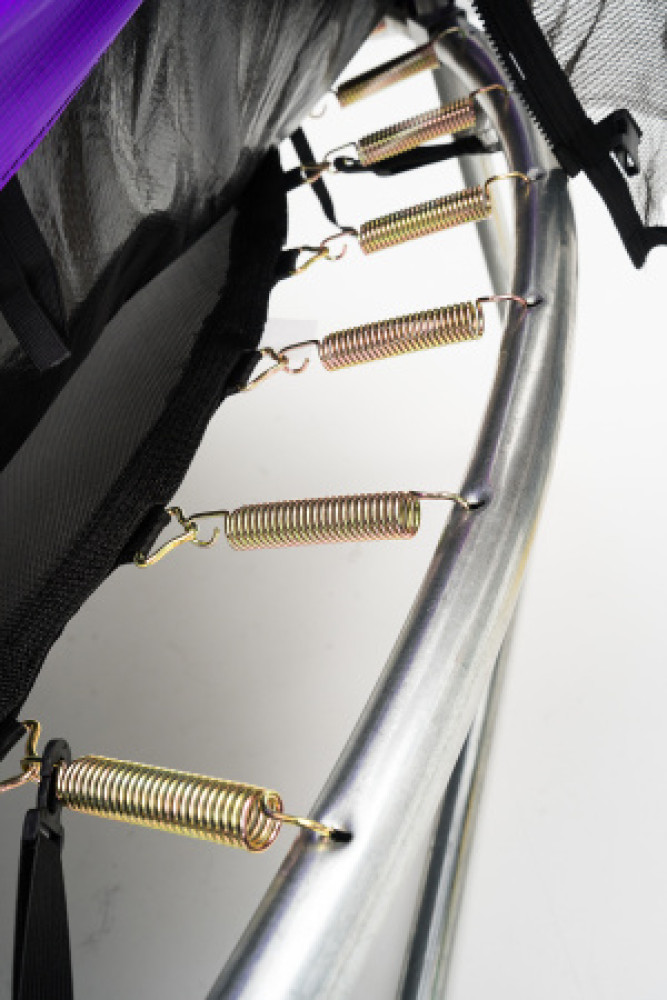 Батут Calviano Inside Master Purple 252 см - 8ft (внутренняя сетка, с лестницей) фото-3 Батут Calviano Inside Master Purple 252 см - 8ft (внутренняя сетка, с лестницей) фото-3