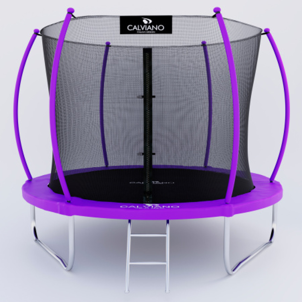 Батут Calviano Inside Master Purple 252 см - 8ft (внутренняя сетка, с лестницей) Батут Calviano Inside Master Purple 252 см - 8ft (внутренняя сетка, с лестницей)