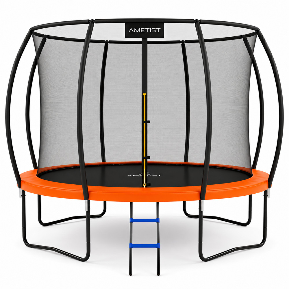 Батут AMETIST PRO Inside D374-12FT Blue/Orange фото-3