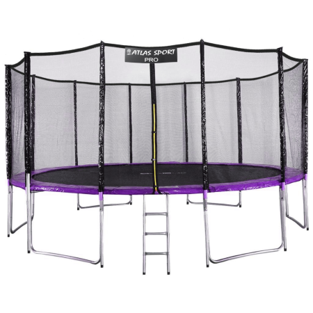 Батут Atlas Sport 490 см (16ft) PRO PURPLE - фото1