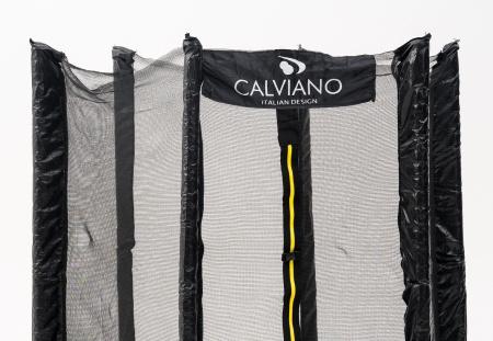 Батут Calviano Smile 183 см-6 ft с внешней сеткой складной фото-4