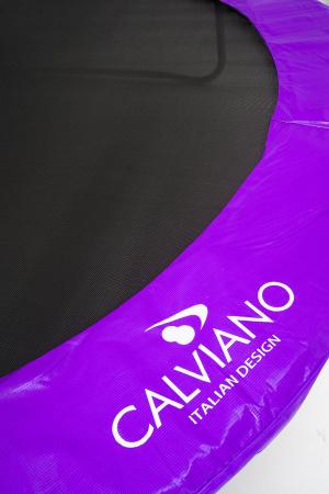 Батут Calviano Inside Master Purple 312 см - 10ft (внутренняя сетка, с лестницей) фото-3