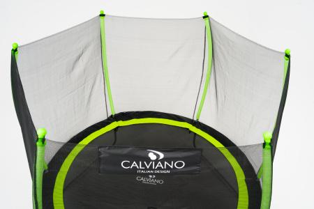 Батут Calviano Outside Master Green 312 см - 10ft (внешняя сетка, с лестницей) фото-7