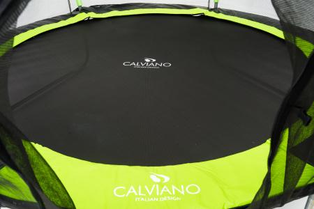 Батут Calviano Outside Master Green 312 см - 10ft (внешняя сетка, с лестницей) фото-3