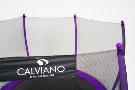Батут Calviano Outside Master Purple 252 см - 8ft (внешняя сетка, с лестницей) фото-8