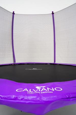 Батут Calviano Outside Master Purple 252 см - 8ft (внешняя сетка, с лестницей) фото-5