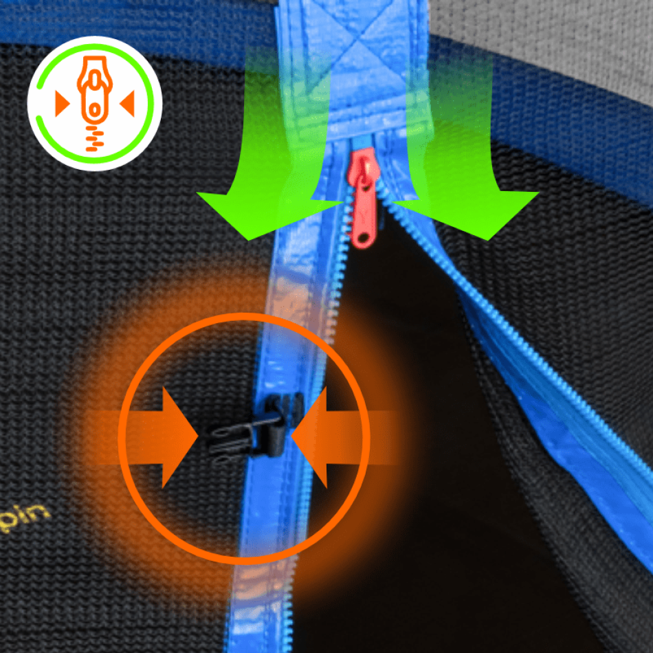 Батут Smile STB-183 с защитной сеткой фото-6