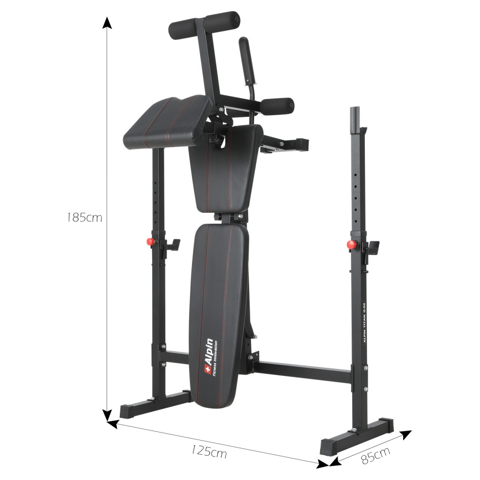 Скамья под штангу  Alpin Titan G-50 фото-10