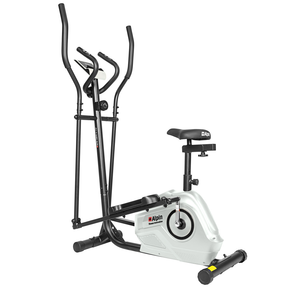 Эллиптический тренажер Alpin Sante X-172 White с сиденьем - фото1