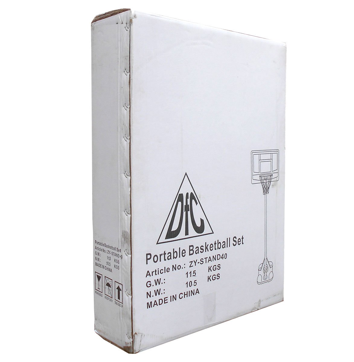 Мобильная баскетбольная стойка 34" DFC ZY-STAND40 - фото2