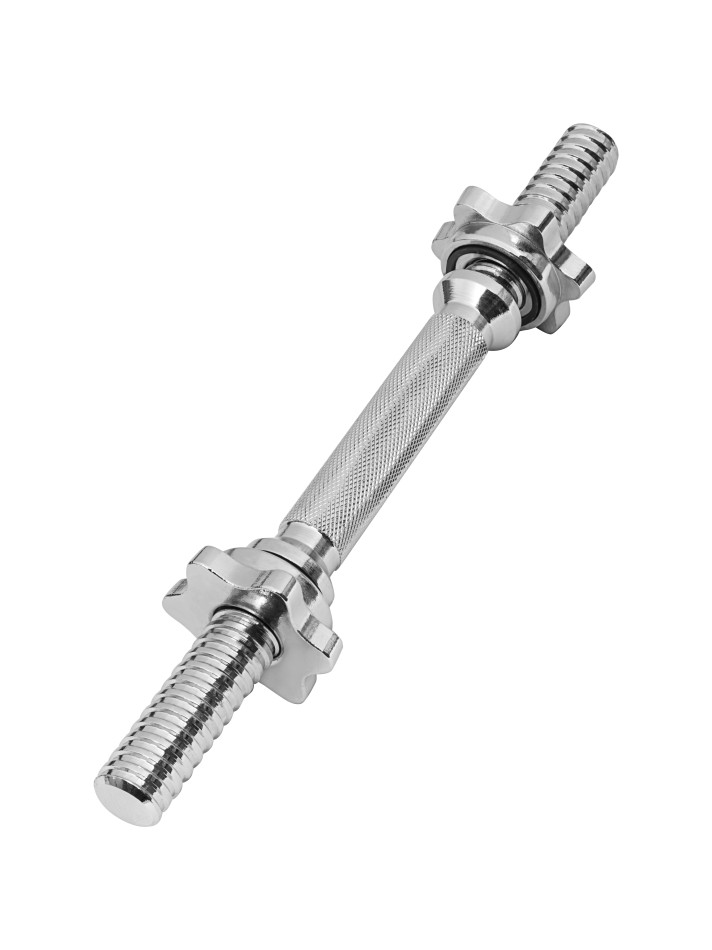 Гриф гантельный Alpin DN-35, диаметр 25мм, длина 35см - фото2