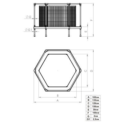 Leco-IT Home диам. 160 см. с сеткой гп060005 фото-3