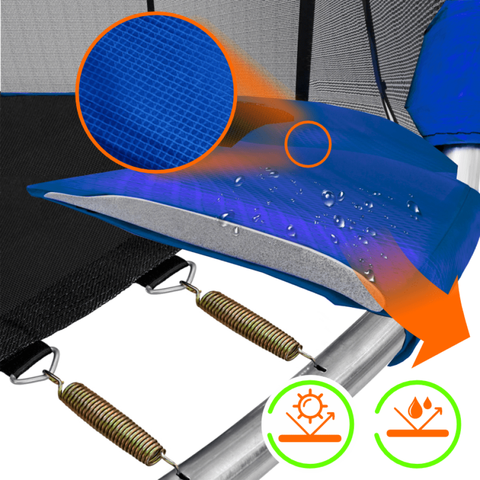 Батут Smile STB-183 с защитной сеткой фото-4