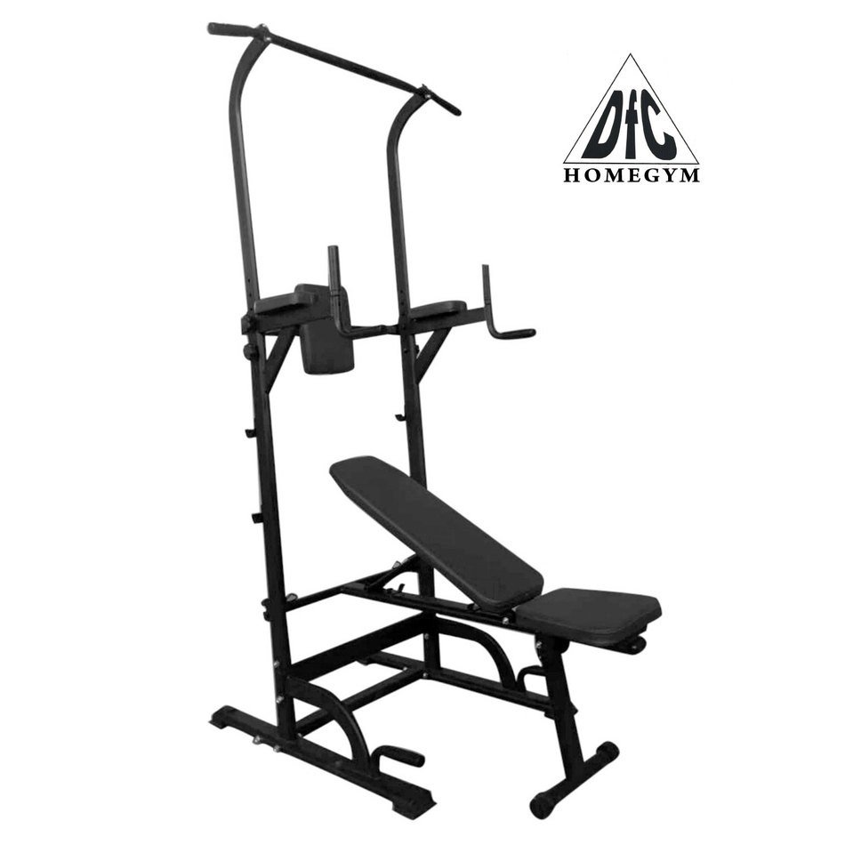 Тренажер со скамьей DFC POWER TOWER G004 - фото1