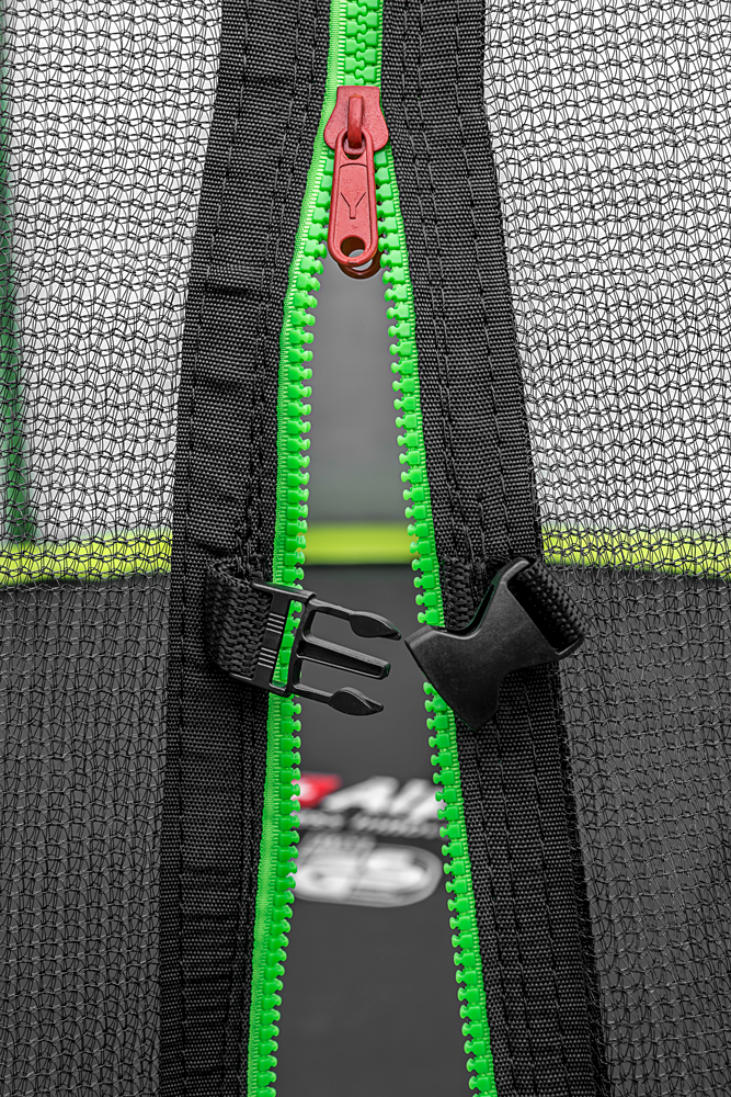 Батут Alpin 3.12 м с защитной сеткой и лестницей фото-4