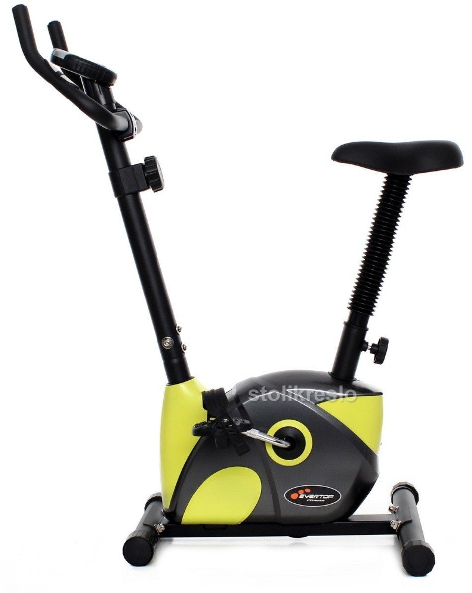 Велотренажер Atlas Sport 533 желтый - фото2