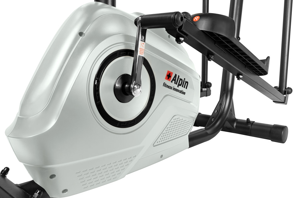 Эллиптический тренажер Alpin Sante X-172 White с сиденьем фото-4