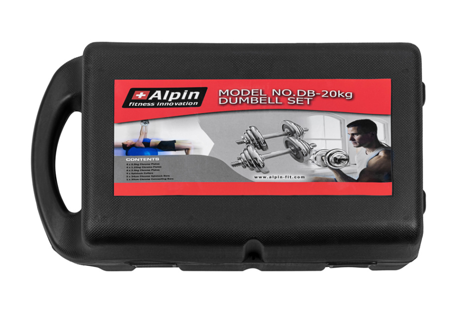 Набор гантелей Alpin DB-20кг фото-6