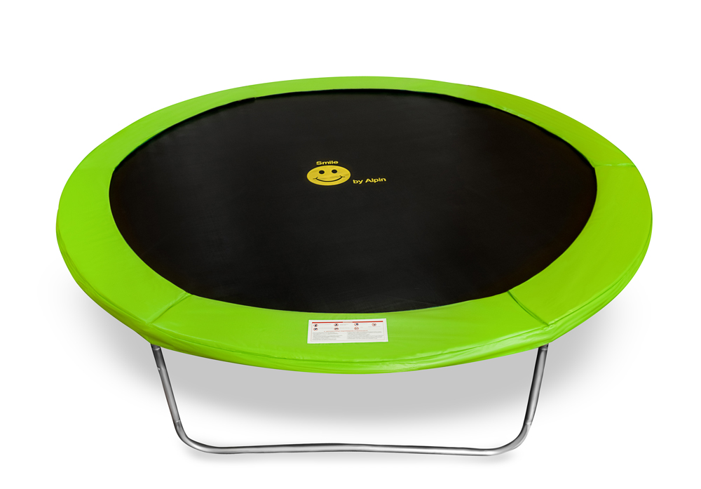 Батут Smile STG-312 с защитной сеткой и лестницей фото-3