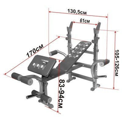 Скамья под штангу Leco-IT Pro - фото2