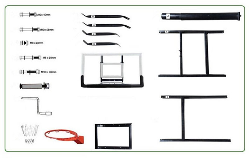 Баскетбольный щит 60" DFC BOARD60P фото-3