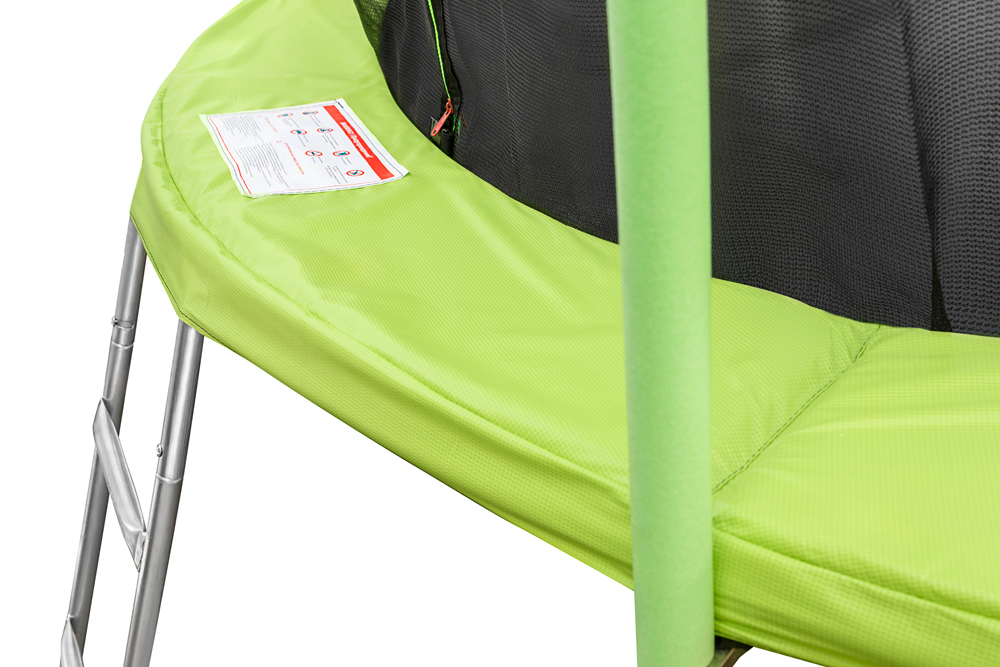 Батут Alpin inside 3.12 м с защитной сеткой и лестницей фото-9