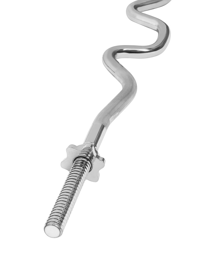 Гриф для штанги Alpin BBZ-120, Z-образный, диаметр 25мм, длина 120см фото-3