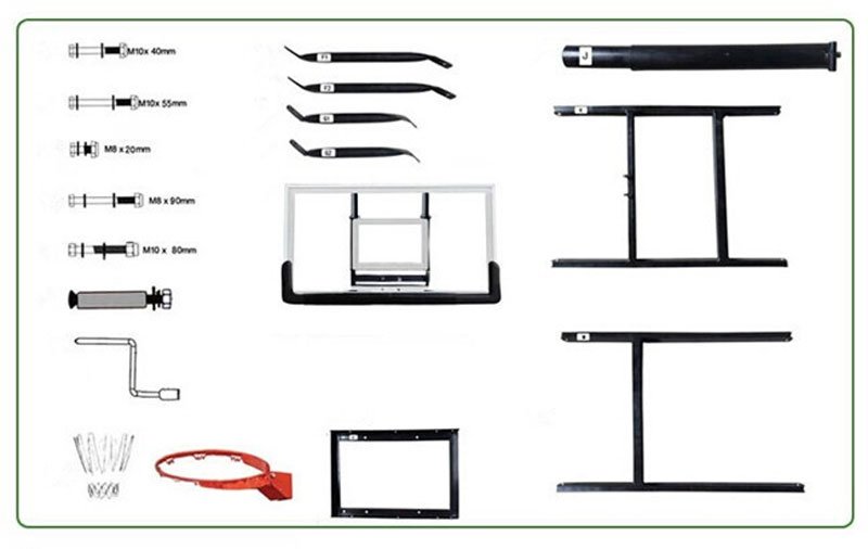 Баскетбольный щит 54" DFC BOARD54P фото-3