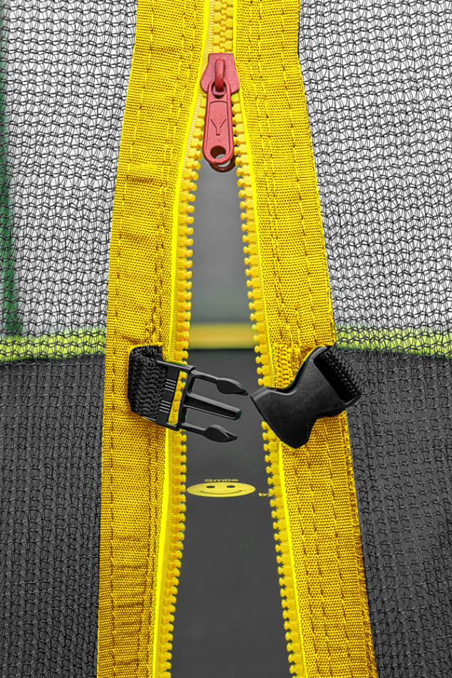 Батут Alpin ATGY-252 с защитной сеткой и лестницей фото-3