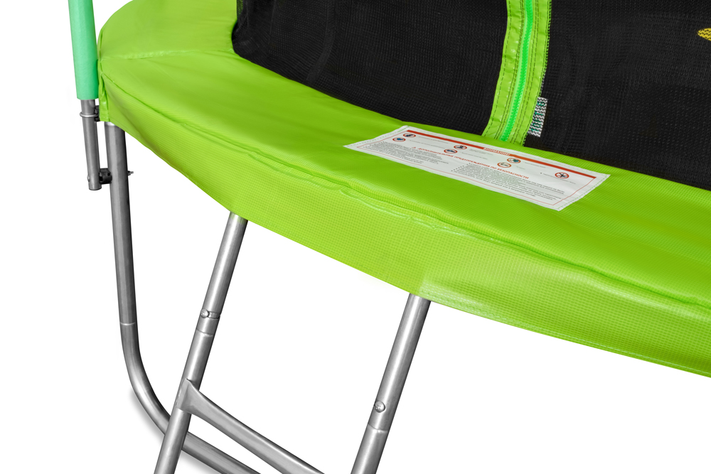 Батут Smile inside STGI-312 с защитной сеткой и лестницей фото-4