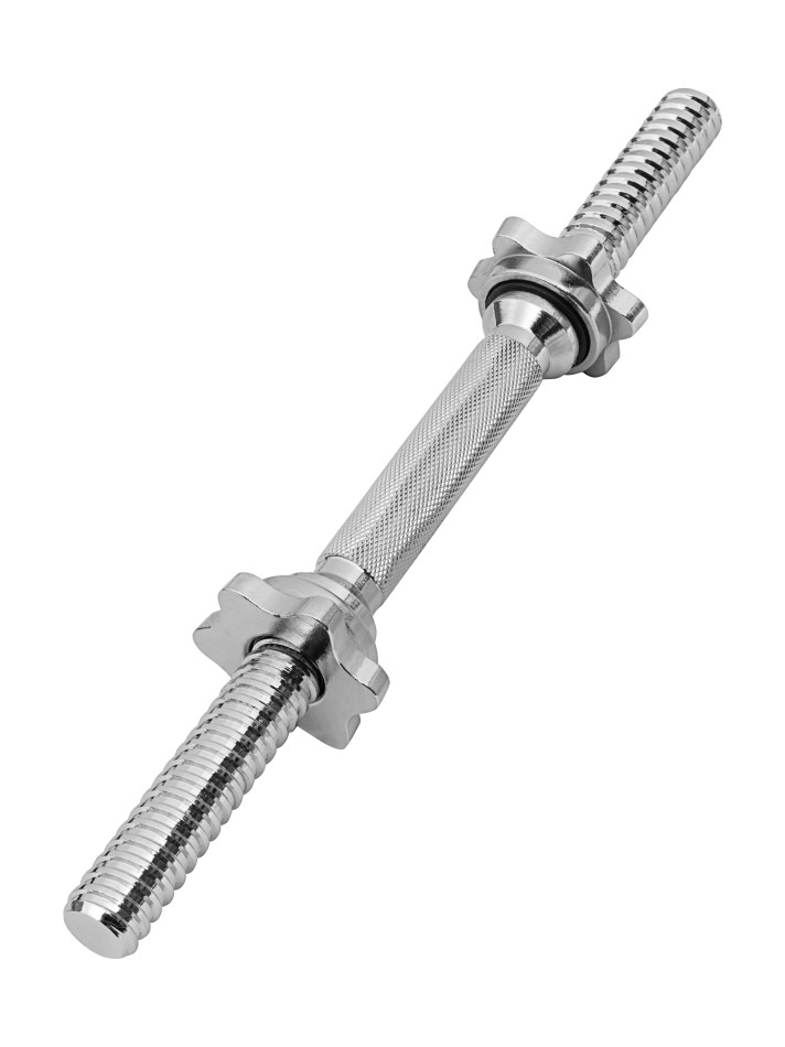 Гриф гантельный Alpin DN-41, диаметр 25мм, длина 41см - фото2